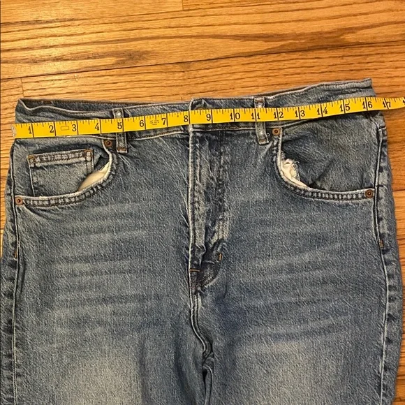 Reformation Peyton High-Rise Bootcut Blue Jeans Sz 31 - Picture 7 of 8